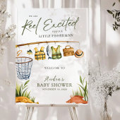 アクリモダンルウェルカムサインベビーシャワー魚釣り アクリルサイン