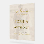 アクリモダンル写真の結婚ウェルカムサイン アクリルサイン (傾斜)