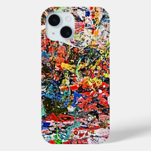 アクリモダンル絵を描ズ – 鮮やか抽象芸術・アート iPhone 15ケース