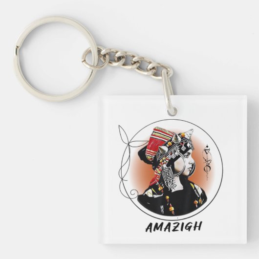 アクリリキュールのポートクレー キーホルダー (正面)