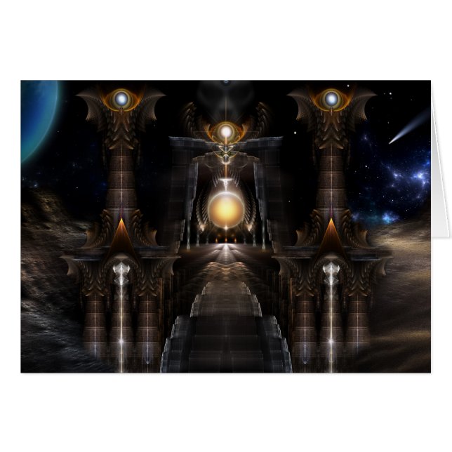 アクリリス・フラクタルアートの球体 (正面横)