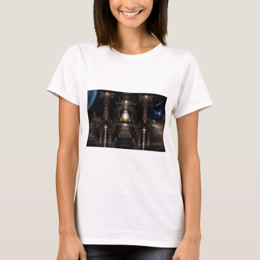 アクリリス・フラクタルアートの球体 Tシャツ (正面)