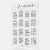 アクリルお気に入りの系人結婚席表 アクリルサイン (傾斜)