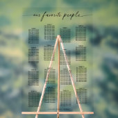 アクリルお気に入りの系人結婚席表 アクリルサイン (ニュートラル)