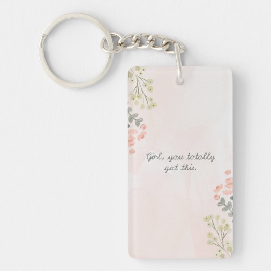 アクリルお洒落キーチェーン キーホルダー (正面)