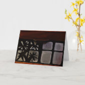 「アクリルのかけら」快気祝いカード カード (黄色い花)