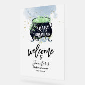 アクリルのウェルカムサイン |ハロウィーンのベビーシャワー アクリルサイン (傾斜)