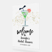 アクリルのウェルカムサイン |ハロウィーンブライダルシャワー アクリルサイン (傾斜)