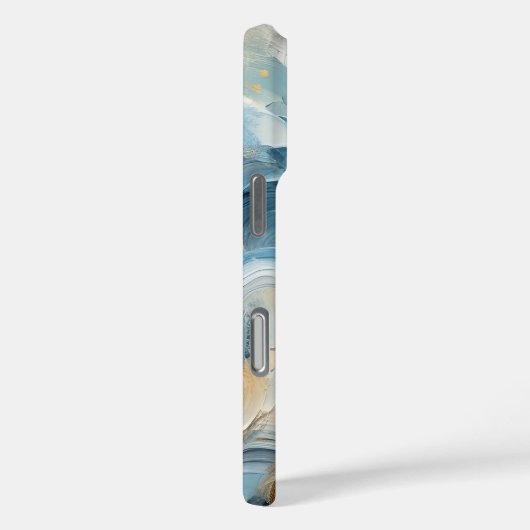 アクリルのエレガンス:カスタマイズ可能なモノグラム Case-Mate iPhoneケース (裏面 / 右)