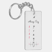 アクリルのキーチェーンで言葉を励ます キーホルダー (正面左)