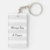 アクリルのキーチェーンで言葉を励ます キーホルダー (裏面)