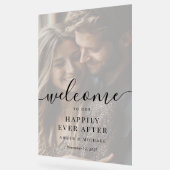 アクリルのサインの後結婚ずっと幸せに写真 アクリルサイン (傾斜)