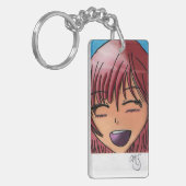 アクリルのデザインあなた自身のKeychain キーホルダー (正面左)