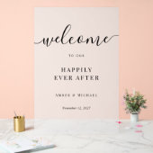 アクリルの印結婚象の後で幸せに アクリルサイン (ウェディング)