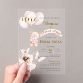 アクリルの洗礼とスペインの初年 アクリル招待状 (インサイチュ (ポータブル))