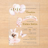 アクリルの洗礼とスペインの初年 アクリル招待状 (正面)