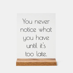 アクリルの看板に気づかない アクリルサイン