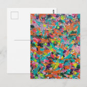 アクリルの色と絵を描表現 ポストカード (正面/裏面)