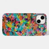 アクリルの色と絵を描表現 Case-Mate iPhoneケース (裏面 (横))