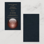 アクリルの視野の宝石の縦の名刺 名刺 (正面/裏面)