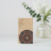 アクリルの視野の曼荼羅の縦の名刺 名刺 (スタンド正面)