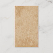 アクリルの視野の曼荼羅の縦の名刺 名刺 (裏面)