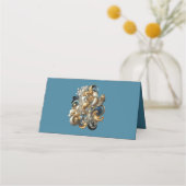 アクリルの魚とサンゴの水中芸術 プレイスカード (裏面)