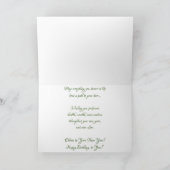 アクリルもし誕生カー熱狂するド「あなたは十分に入力」 カード (内部)