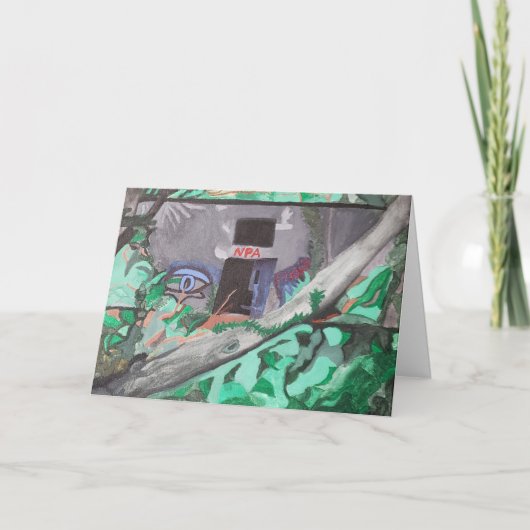 アクリルもし誕生カー熱狂するド「あなたは十分に入力」 カード (正面)