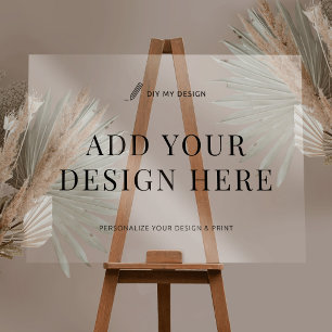 アクリルイベントサインプリント36x24"水平 アクリルサイン