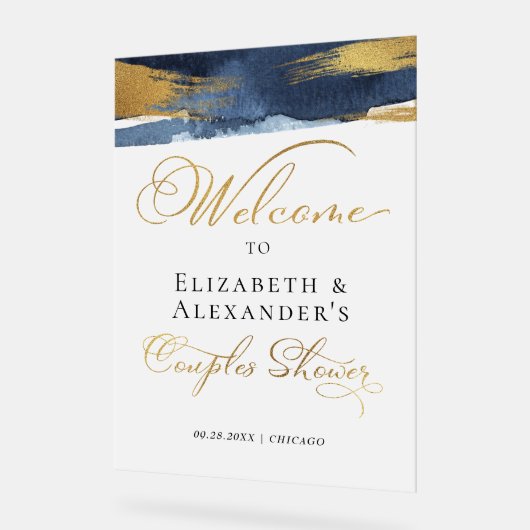 アクリルウェルカムカップルシャワーシンボルや象徴 | 抽象芸術 アクリルサイン (傾斜)