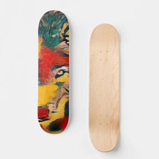 アクリルウルフエレメントカスタムゼロPROボード スケートボード (正面)