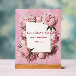 アクリルエレガントサイン – 結婚式に最適，イベント アクリルサイン