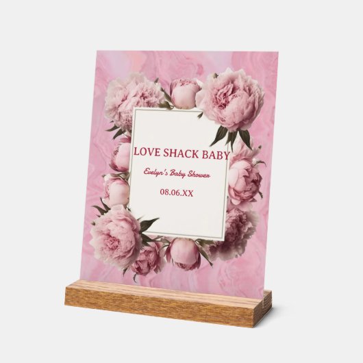 アクリルエレガントサイン – 結婚式に最適,イベント アクリルサイン (傾斜)