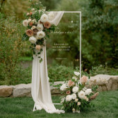 アクリルエレガントヴィンテージウェディングウェルカムサイン アクリルサイン