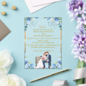 アクリルエレガント結婚式招待状金ゴールドとB アクリル招待状 (インサイチュ (ウェディング))