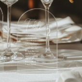 アクリルエレガント結婚製シーティンググラフカード アクリル招待状