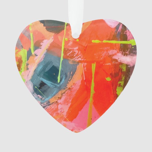 アクリルオーナメントオリジナル抽象芸術アート オーナメント (正面)