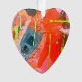 アクリルオーナメントオリジナル抽象芸術アート オーナメント (正面)
