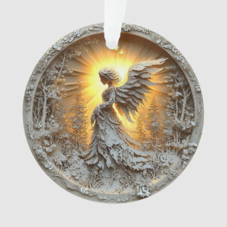アクリルオーナメント白熱［赤熱］光を放つ天使 オーナメント