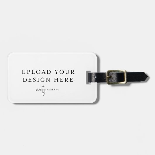 アクリルカスタムラゲッジタグ（横） ラゲッジタグ (正面横)