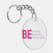 アクリルキエレガントーチェーン キーホルダー (正面左)