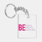 アクリルキエレガントーチェーン キーホルダー (正面左)