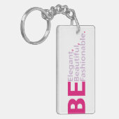 アクリルキエレガントーチェーン キーホルダー (正面左)