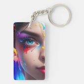 アクリルキーチェーンのピーク キーホルダー (裏面)