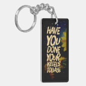 アクリルキーチェーンのリマインダー キーホルダー (正面左)