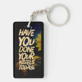 アクリルキーチェーンのリマインダー キーホルダー (裏面)