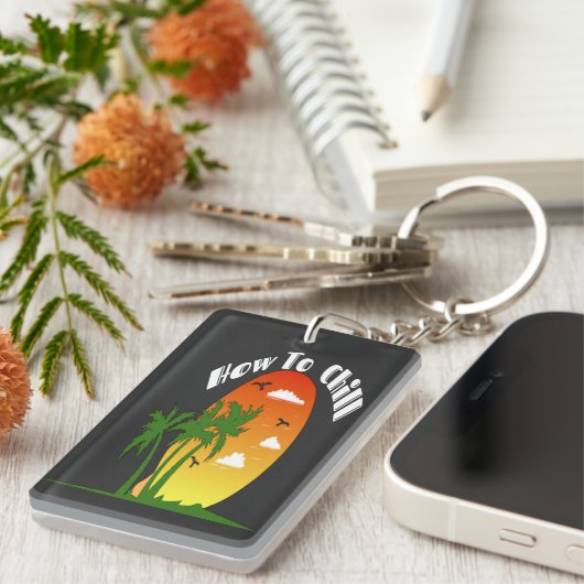 アクリルキーチェーンを冷やすことができる キーホルダー (正面右)