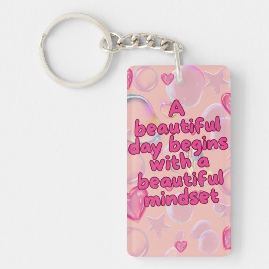 アクリルキーチェーンバブル キーホルダー (正面)