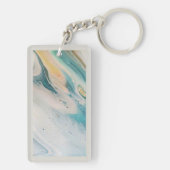 アクリルキーチェーン両面ボホブルー キーホルダー (裏面)